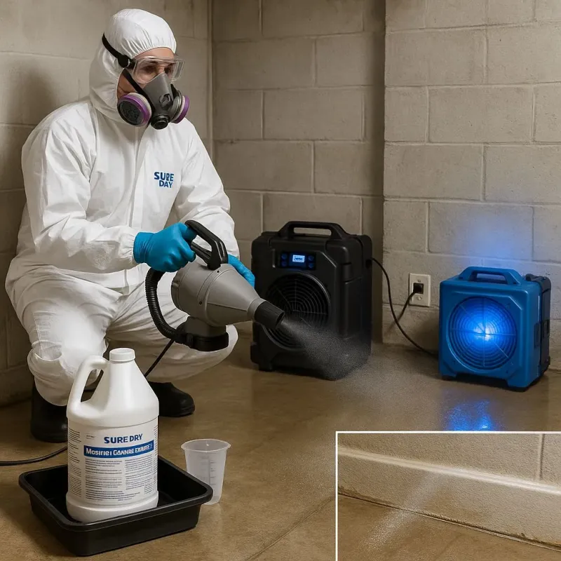 Sanitization and Odor Removal process in City Island, NY